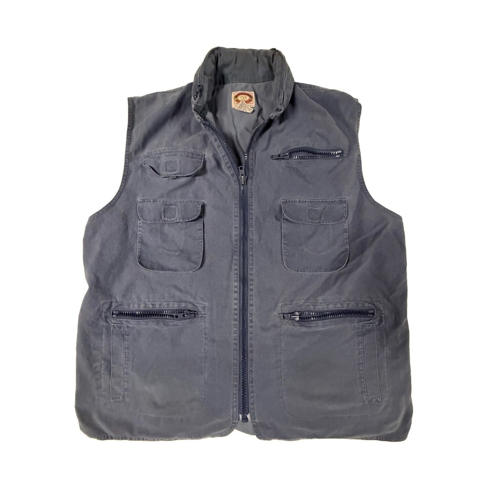 Vintage 1980s Banana Republic XL Mill Valley Safari Utility Photo Vest Gorpcore